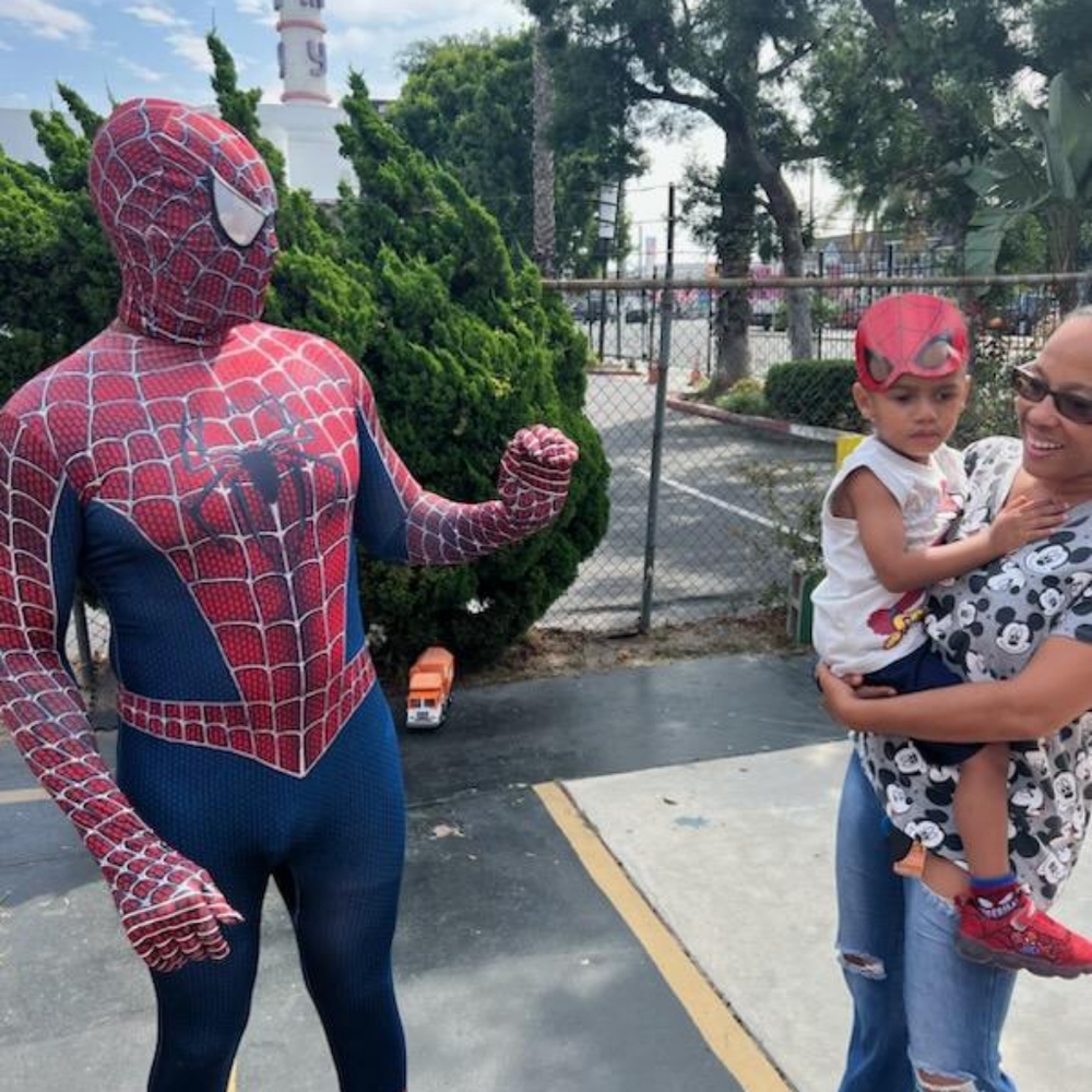 Men's XL Spiderman costume worn once for 30 minutes